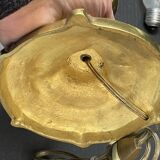 bronze lamp base (very heavy) baroque style 37 cm socket height