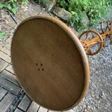 Vintage rattan parrot coat rack 1970