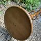 Vintage 1970s rattan parrot coat rack