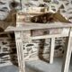 Small vintage patinated piece of furniture