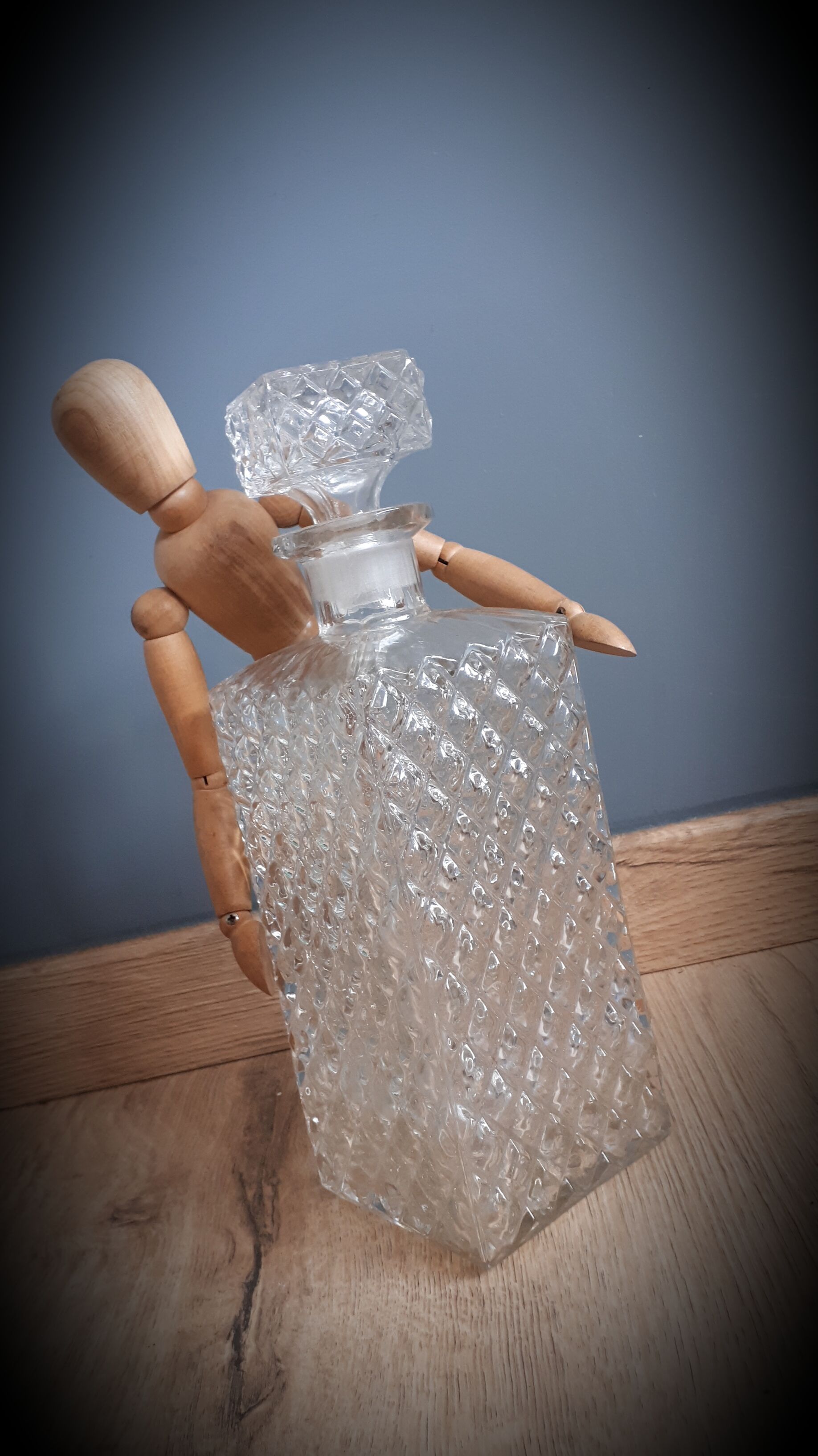 Ancient whisky carafe