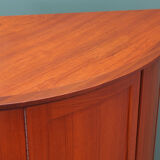 Armoire d’angle en acajou, années 1970, conception danoise, production: danemark