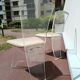 70s plexiglass lucite chairs
