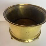Golden metal pot