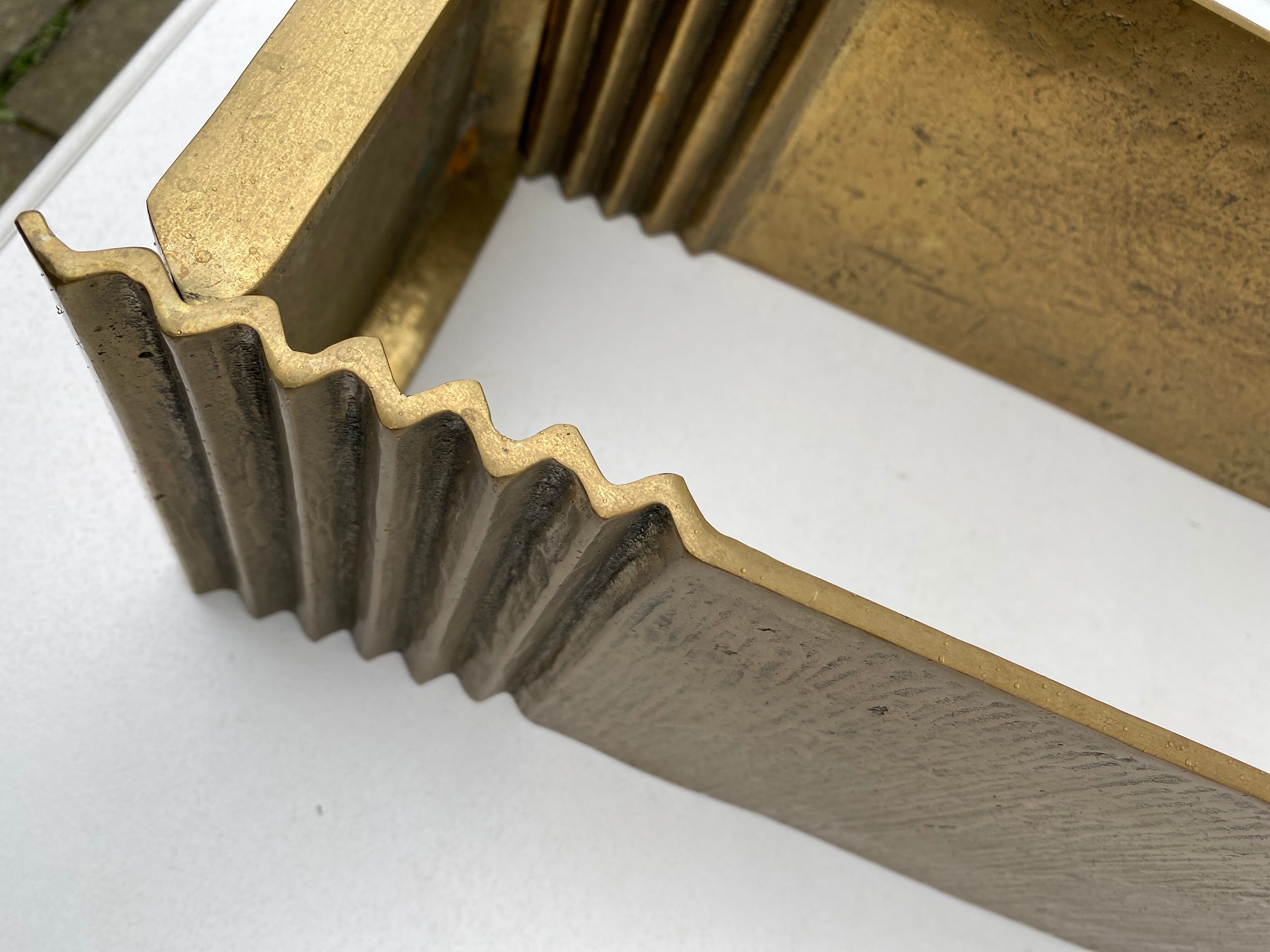 Hollywood Regency Vintage Brass Umbrella Stand