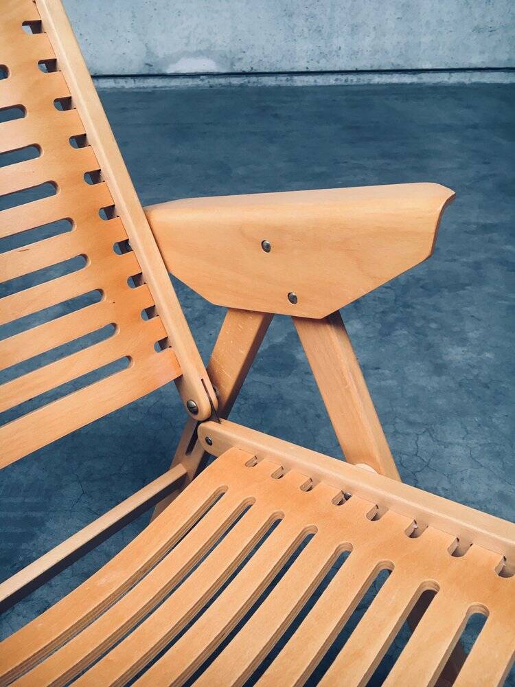 Set of Mid-Century Modern Design Rex Folding Chairs by Niko Kralj for Stol Kamnik, 1980s