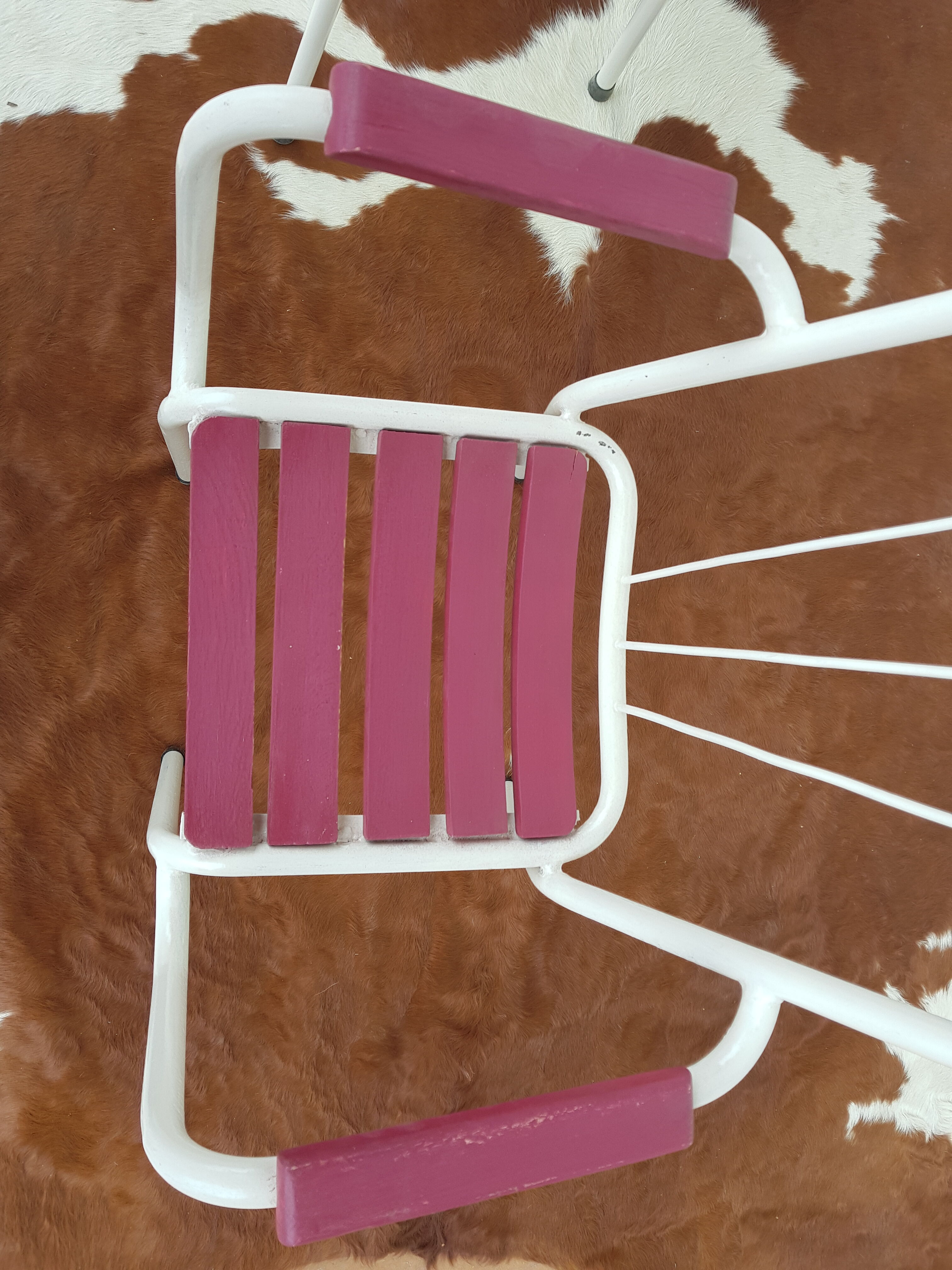 Ancient 1950s garden chairs