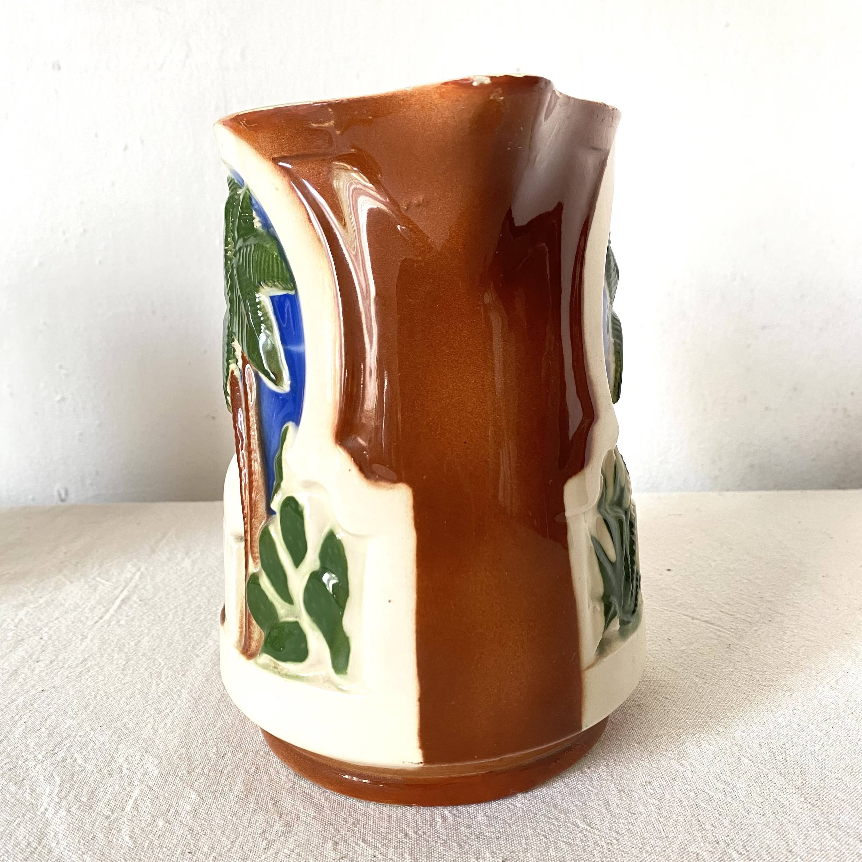 Marabout palm slip pitcher