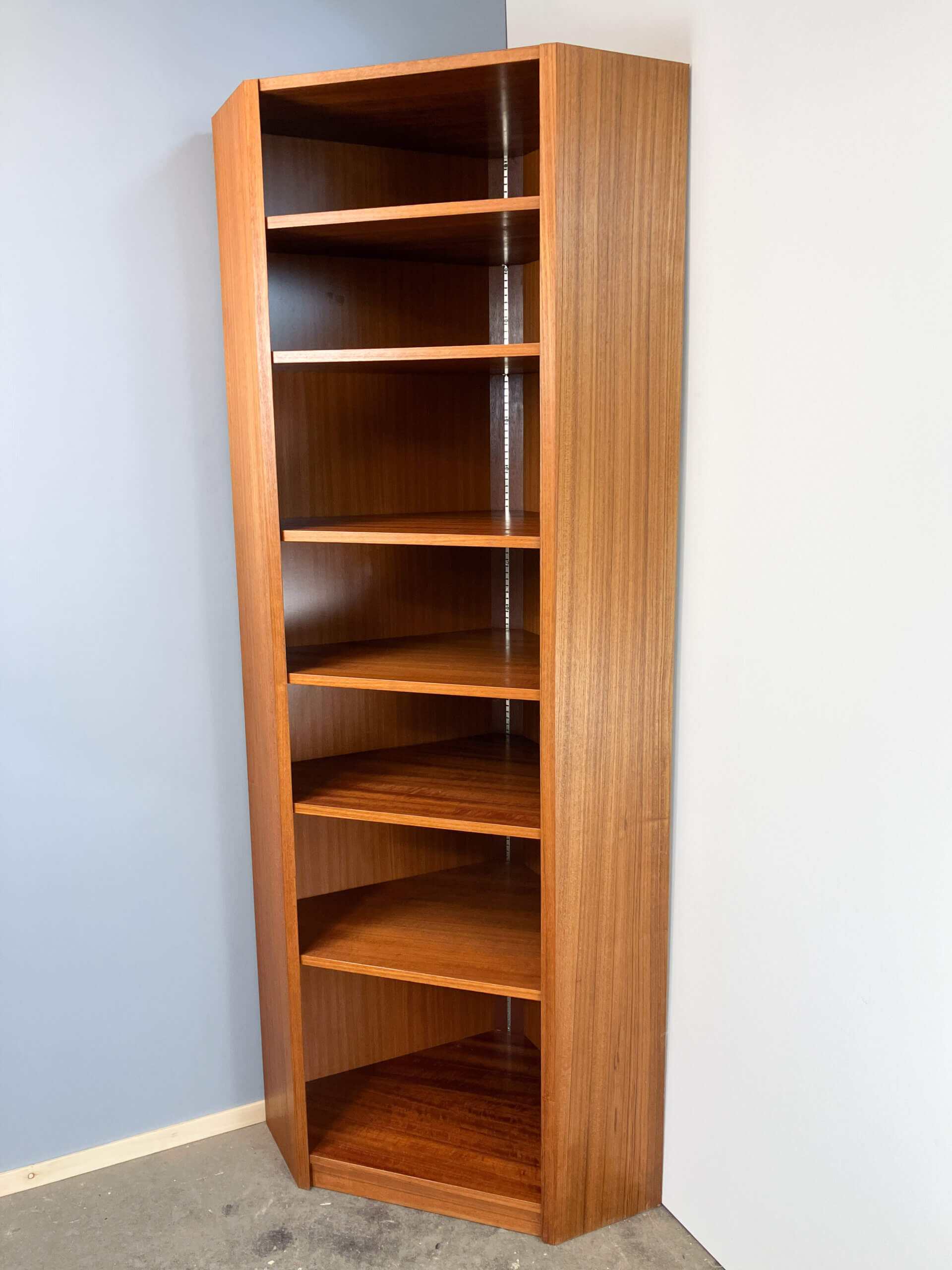 Corner shelf, teak, 1960s
