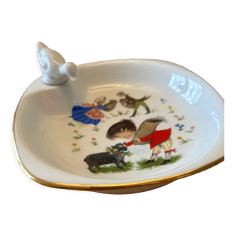 Baby porcelain plate