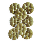 8 Gien oyster plates