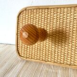 Rattan coat rack and canning