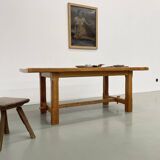 2m solid elm farmhouse table