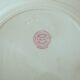 Pair of plates red motif Boulenger