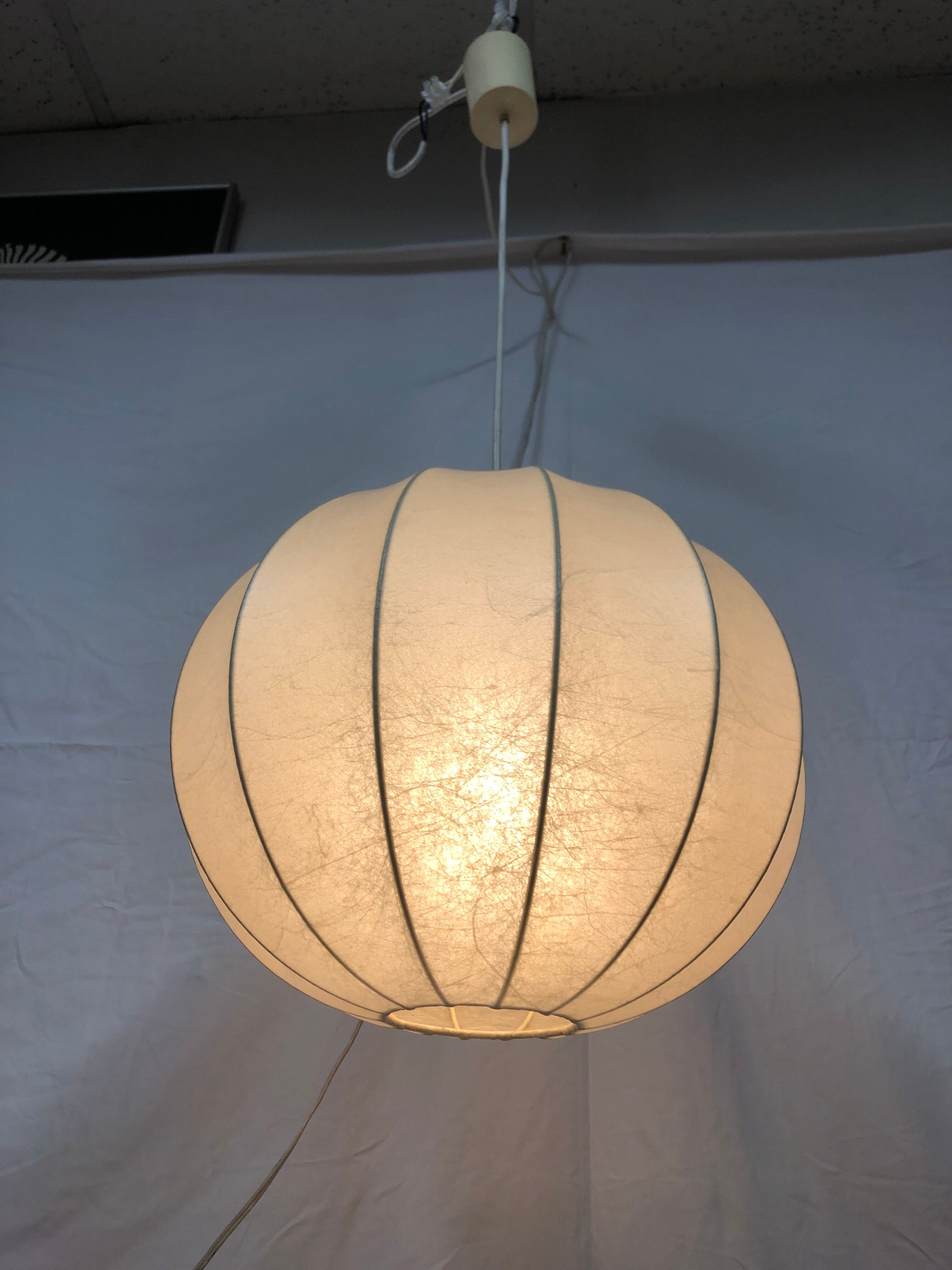 Cocoon hanging lamp Italian design 60