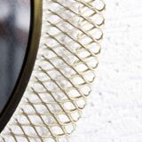 Round metal mirror 1950