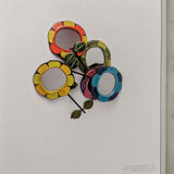 Hand mirror by Mithé Espelt, 1965