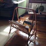 Rattan magazine holder L45