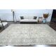 1970s Vintage Persian Handmade Wool Cotton Beige Area Rug 291x387