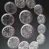 Ensemble sous verres et sous bouteilles