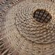 Suspension ball in rattan straw