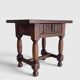Spanish Castilian Baroque Revival Side Table, Mid-20th Century