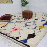 Handmade wool Berber rug 310 X 207 CM