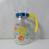 Vintage 70s flower decanter