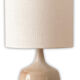 Lampe Grès du marais et lin