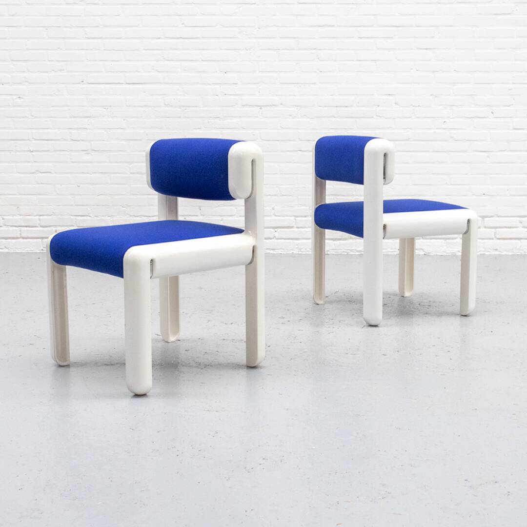 Set of 4 Dining Chairs by Gerd Lange for Fehlbaum 1970s
