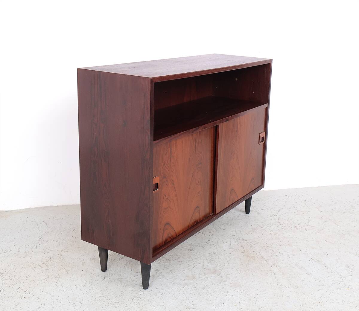 Small Danish design wardrobe with 2 sliding doors, 1960s