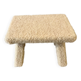 Sheepskin stool