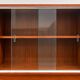 Vintage display cabinet from the 50s/60s in wood – tapered legs