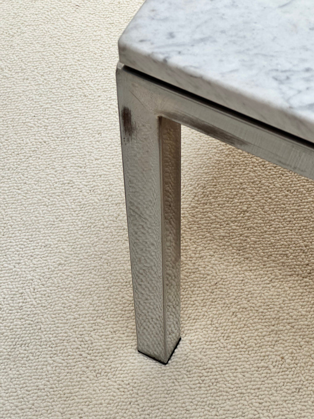 Table basse XL Carrara, Belgique, années 60