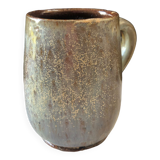 Salted stoneware cup by Marcel Aubry