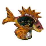 Lampe poisson en céramique