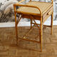 Rattan bedside table