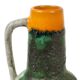 Rare Fat Lava Vase Green Orange VEB Haldensleben 4070 B Strehla Collectible