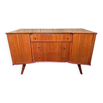 Mid century retro vintage teak small sideboard by William Lawrence 1960