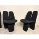 5 designer chairs by Luigi Saccardo from the 1970s