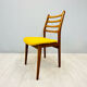 Four colourful chairs