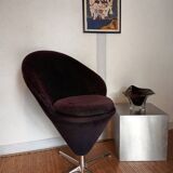 Vintage 70s cone chair armchair