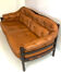 2 seat sofa in tanned leather by Arne Norell for Coja