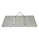 Miroir de barbier triptyque