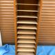 Curtain cabinet binder