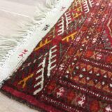 Vintage pure wool rug – 118 x 57cm