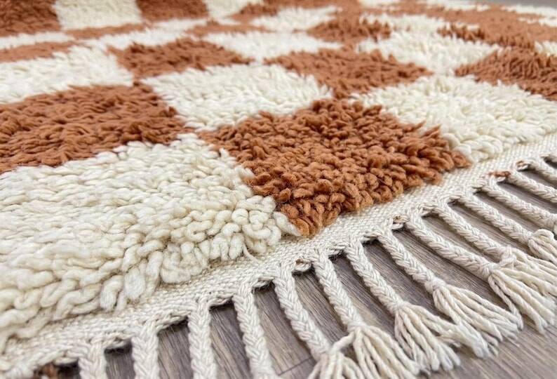 Tapis bérbere marocain décoré 200cmx300cm