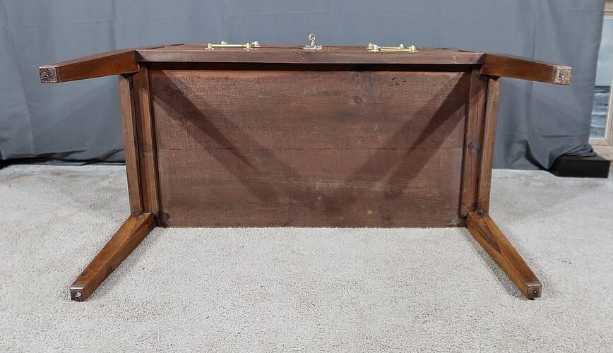 Small regional walnut commode, louis xvi style – early 19th century