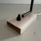 Lampe de bureau minimaliste à tête en laiton et base en marbre, années 1960, Allemagne