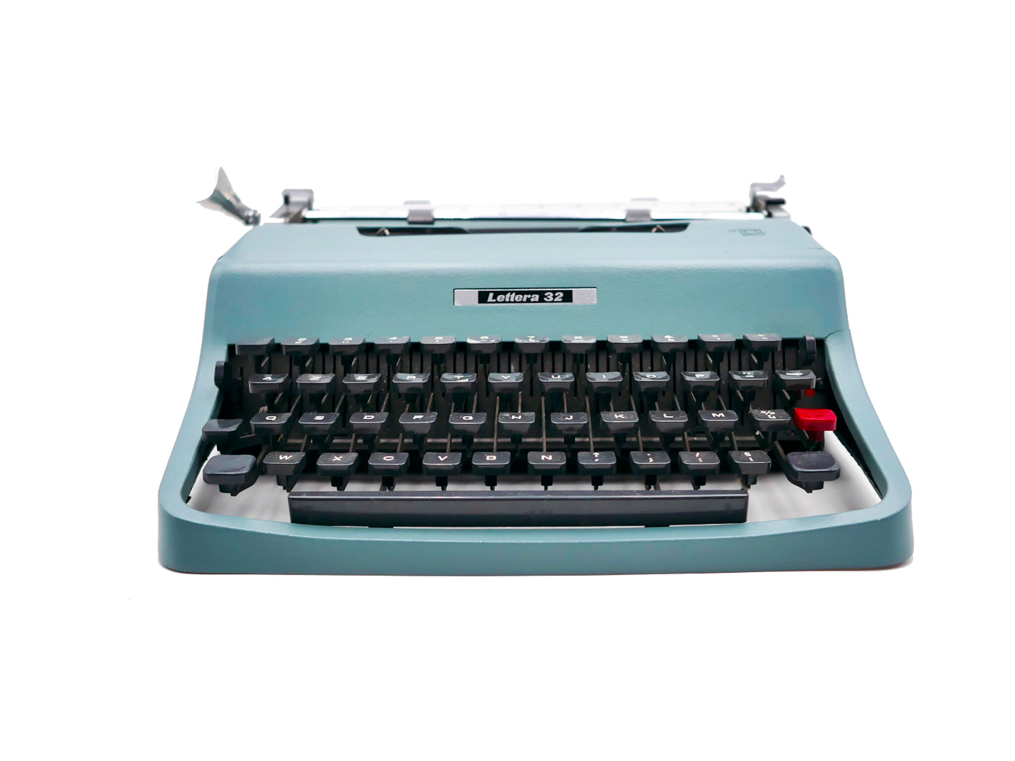 Typewriter Olivetti Lettera 32 green revised ribbon new